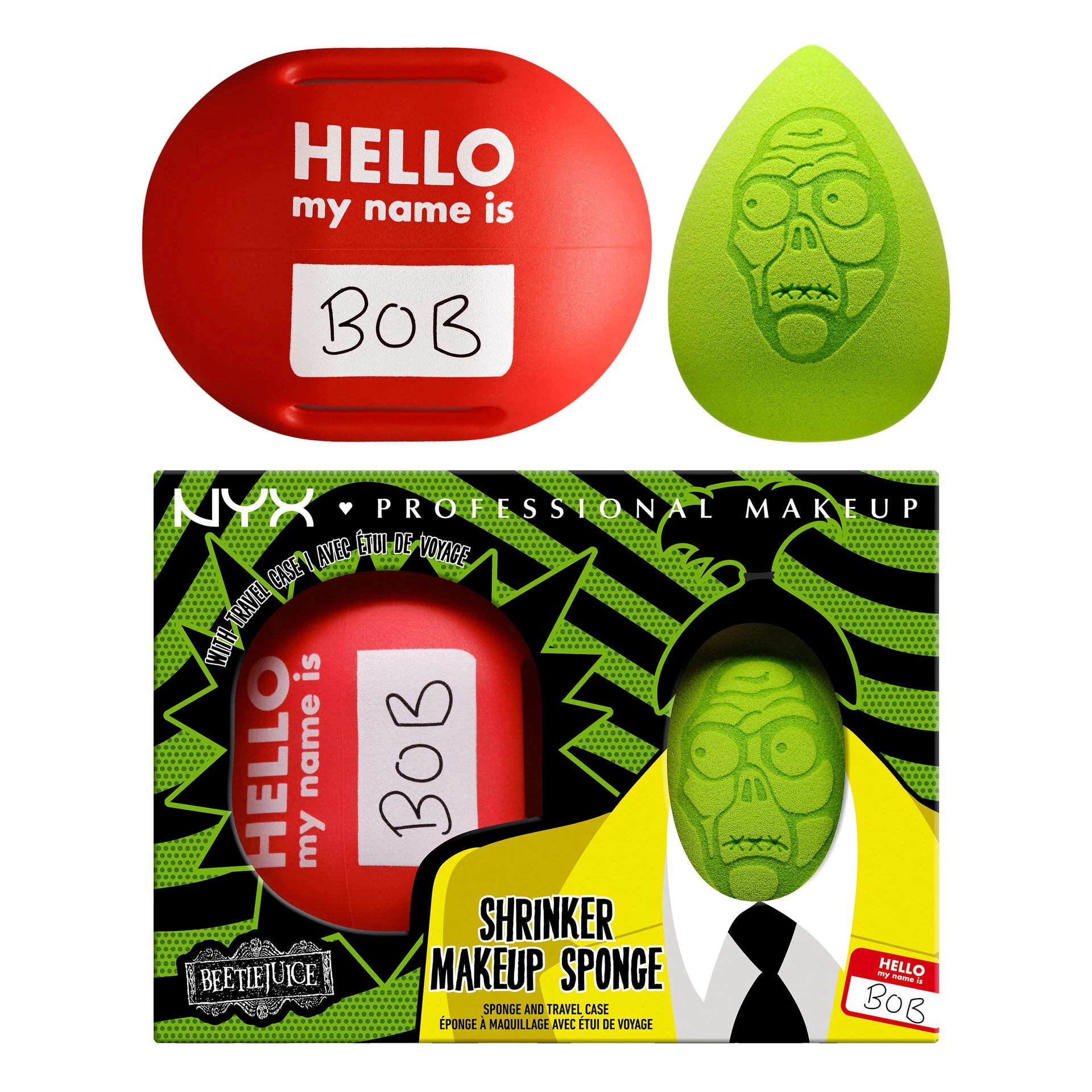 Beetlejuice spužvica za šminkanje i putna kutijica - NYX Professional Makeup