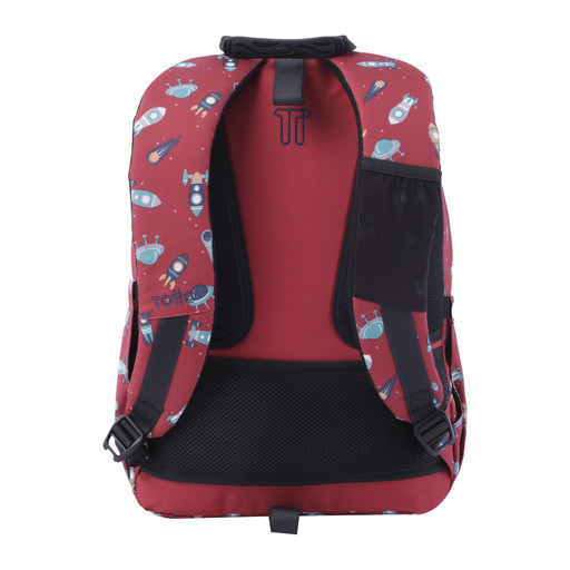  Mochila Escolar Totto adaptálható egy kosár Bélyegzett Cohetes Cuareles
