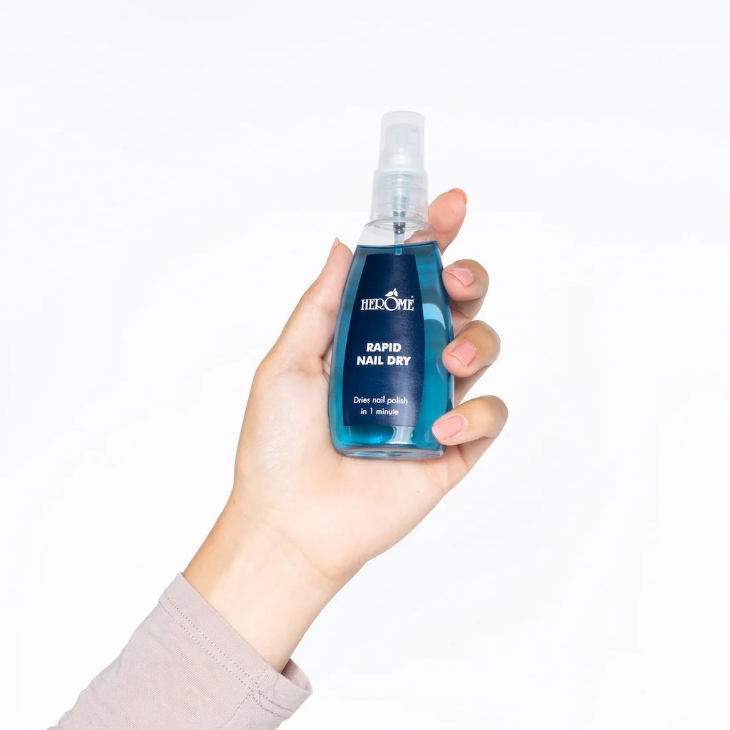 Herome Cosmetics nagu lakas žāvētājs roku kopšanai ātri žūstošiem nagiem - 75 ml