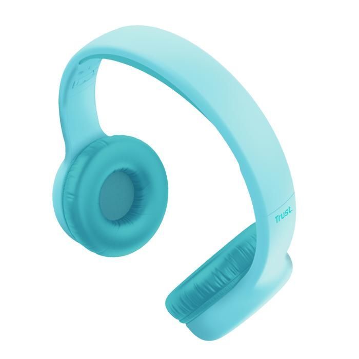 Auriculares infantiles Trust - 25278 - Volumen limitado a 85 dB - Diseño colorido - Pegatinas personalizables