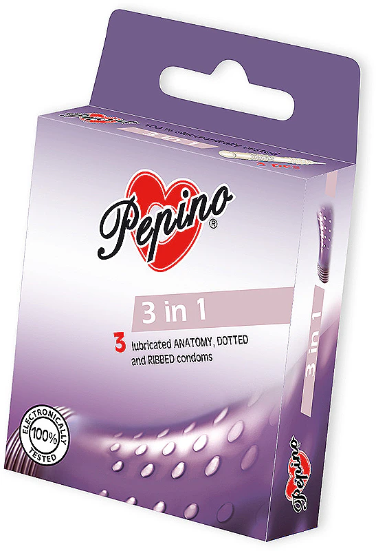 Pepino kondómy 3 v 1 ako zdravotnícka pomôcka