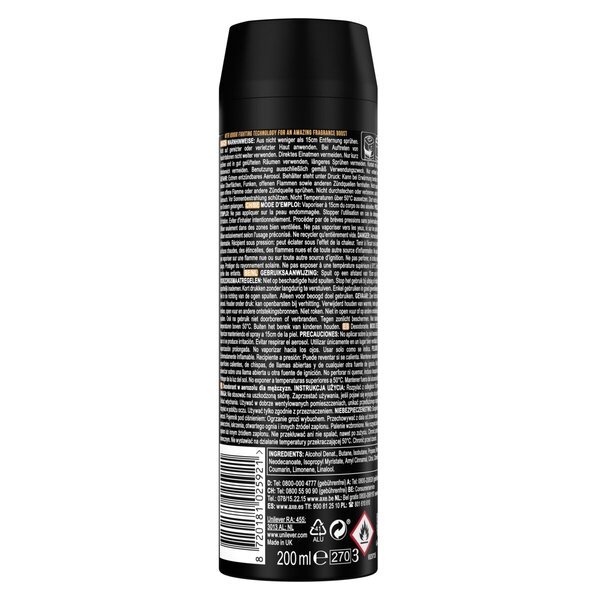 Dezodorant in pršilo za telo Axe Dark Temptation XL 200 ml