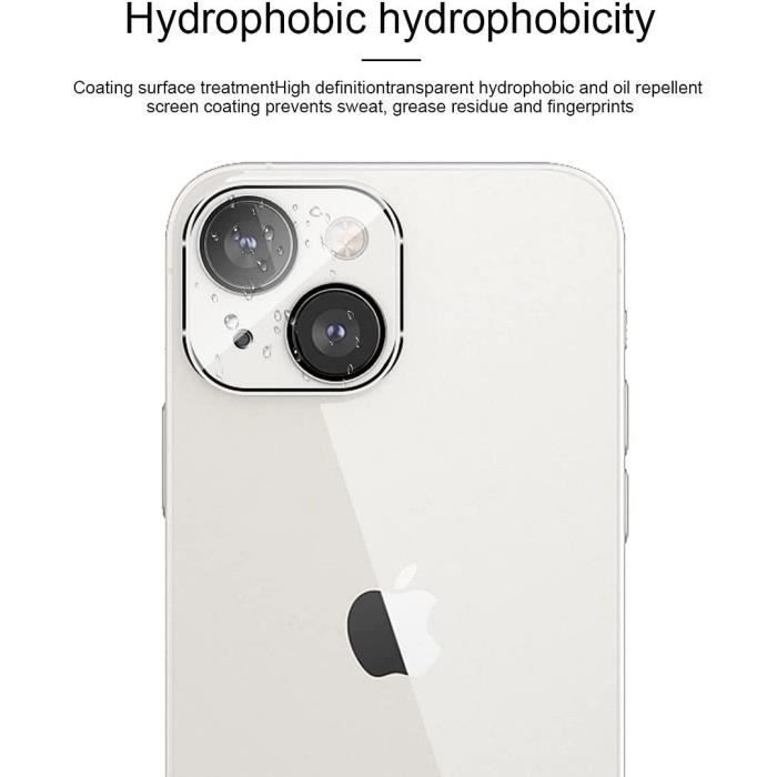 Protector de cámara - PROSHOP - para iPhone 13 - Cristal templado - Paquete de 2 - Resistente a golpes