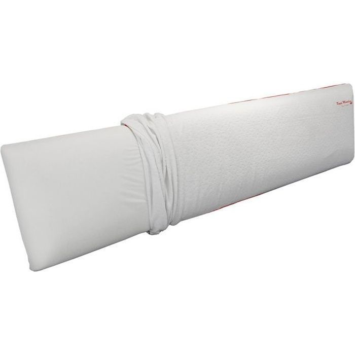 Cuscino cilindrico - Sampur - Grand Luxe - 150x40 cm - Schiuma a memoria di forma - Rivestimento sfoderabile