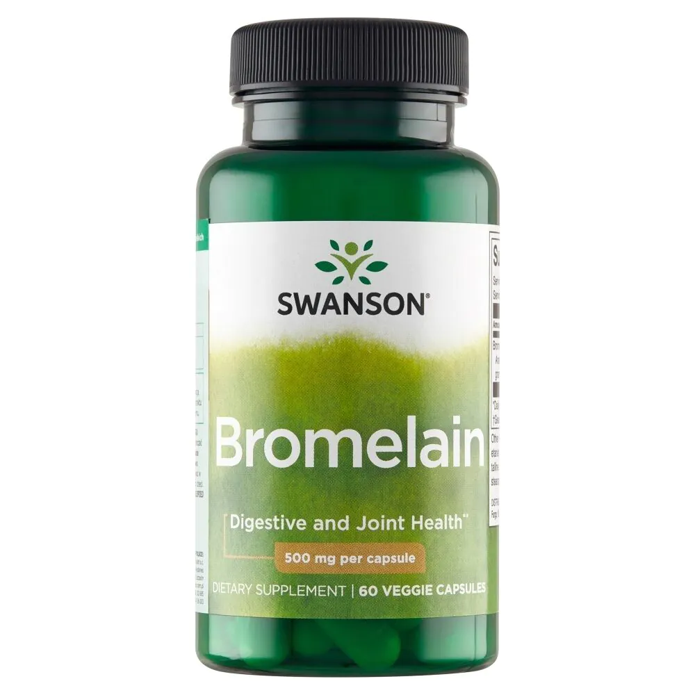 Swanson Bromelina Maksymalna Moc 500 mg Kapsułki