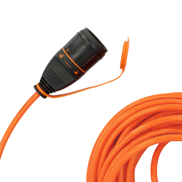 20 m forlengelseskabel for byggeplass H07BQ