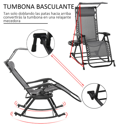 Zibalni stol Outsunny 84a-080v01gy