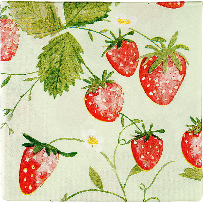 Tovaglioli Vie Eco, confezione da 20 pezzi, 33x33 cm, estate