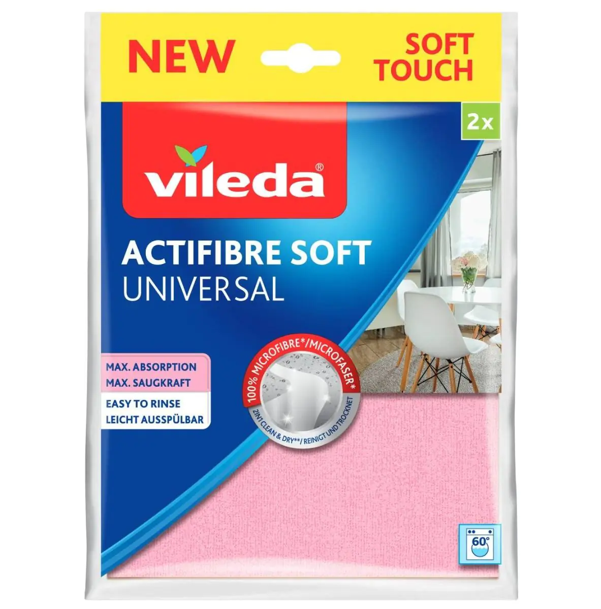 Vileda Acifibre Soft Universal - Ściereczka 2 szt.