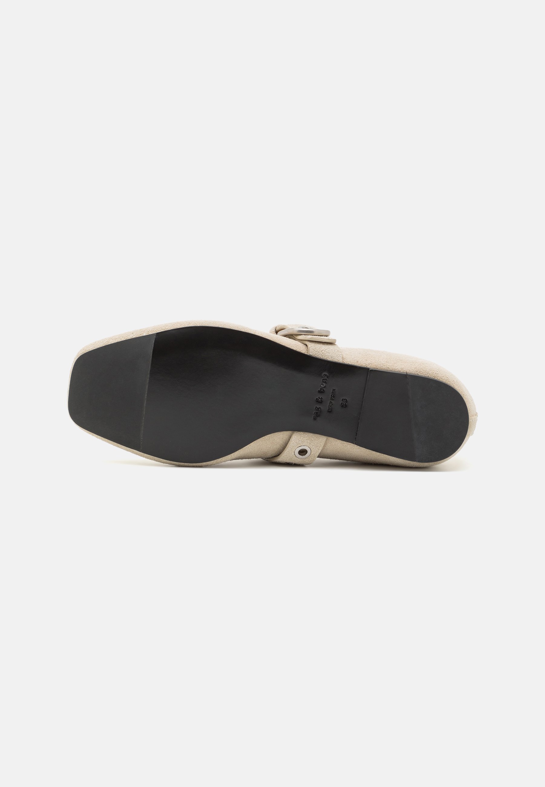 rag & bone SPIRE MARY JANE GROMMETS - Ballerines à bride cheville - Lightsands