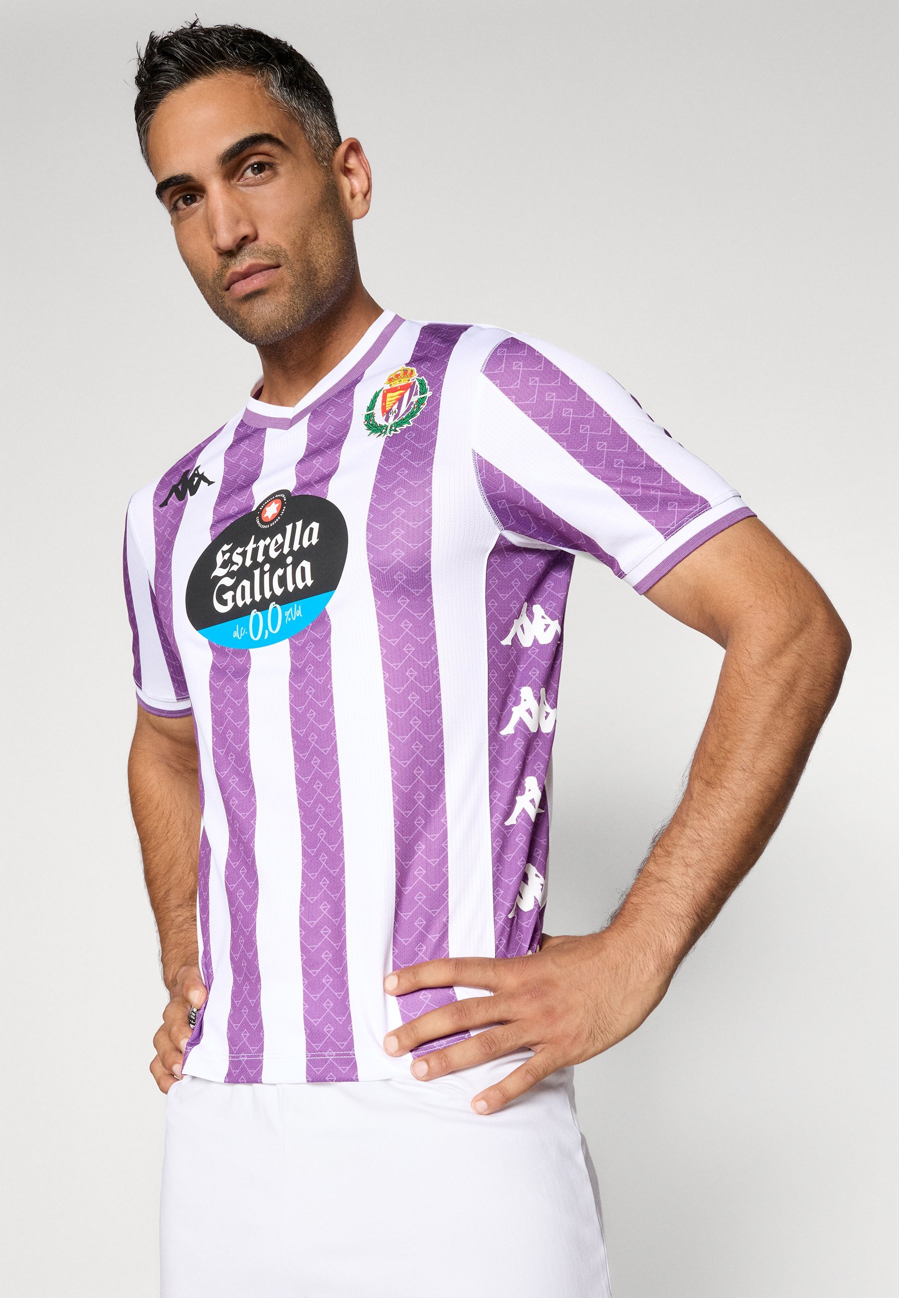 Kappa Gara KOMBAT HOME VALLADOLID - Tenue de club - blanc/violet