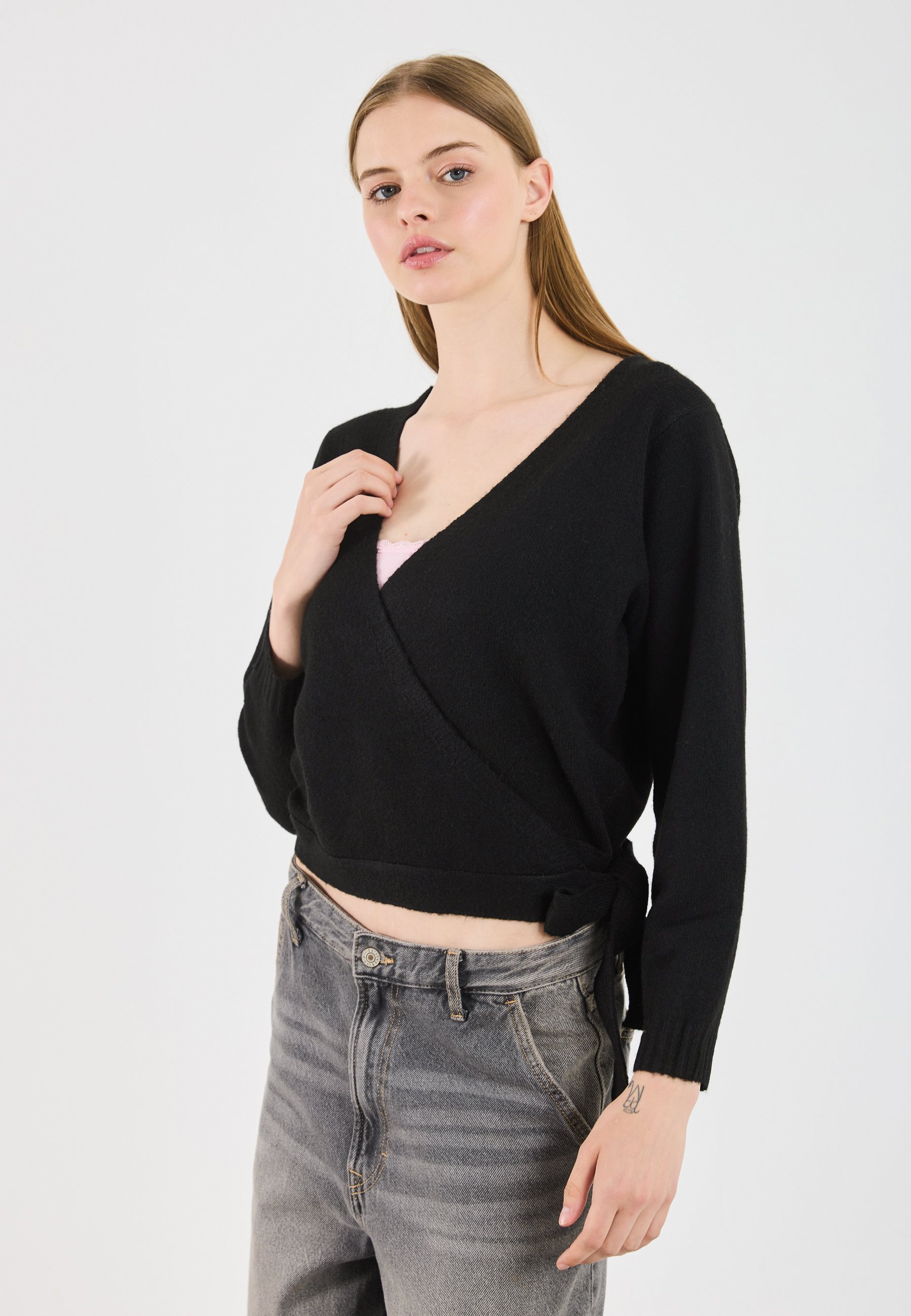 Even&Odd Cardigan - zwart