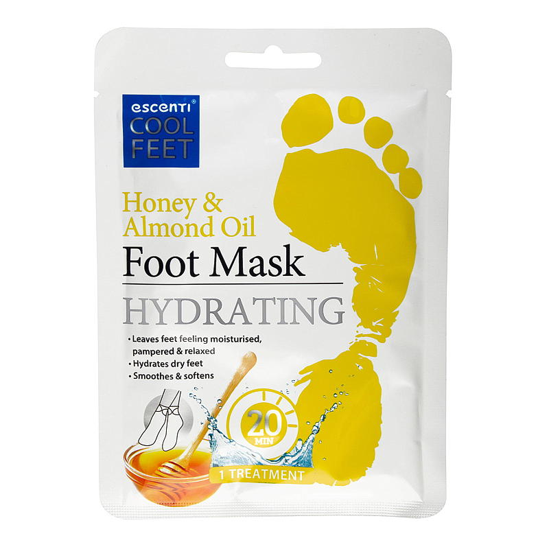 Masque pour les pieds au miel et aux amandes