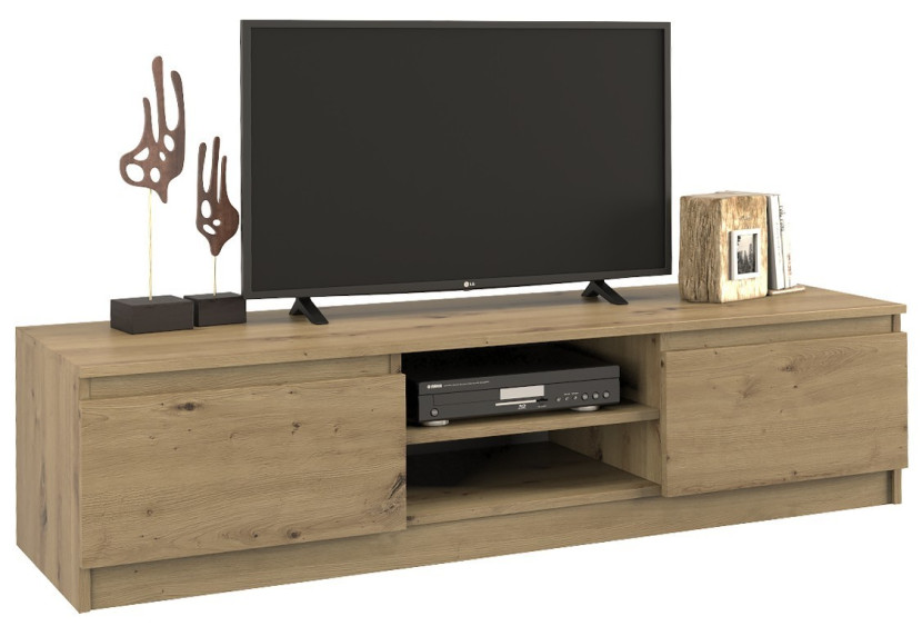 Stolik szafka RTV 140 - dąb Artisan