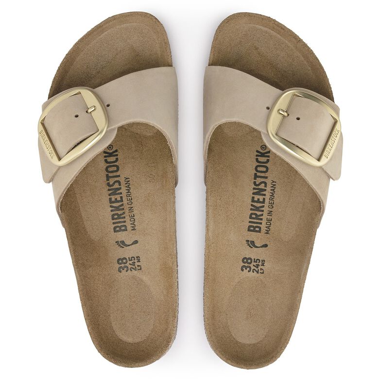 Madrid Big Buckle Pelle Nubuck - Sandcastle Sandcastle