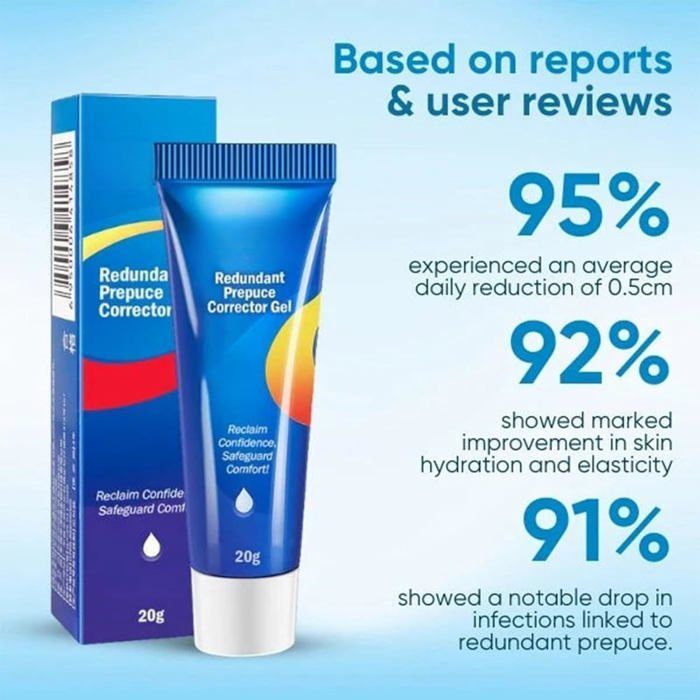 Gel correcteur de phimosis - Naturel - Sûr et sans douleur - Hydratant - 2 pièces
