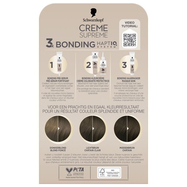 SCHWARZKOPF CREME SUPREME 6-16<br>182g