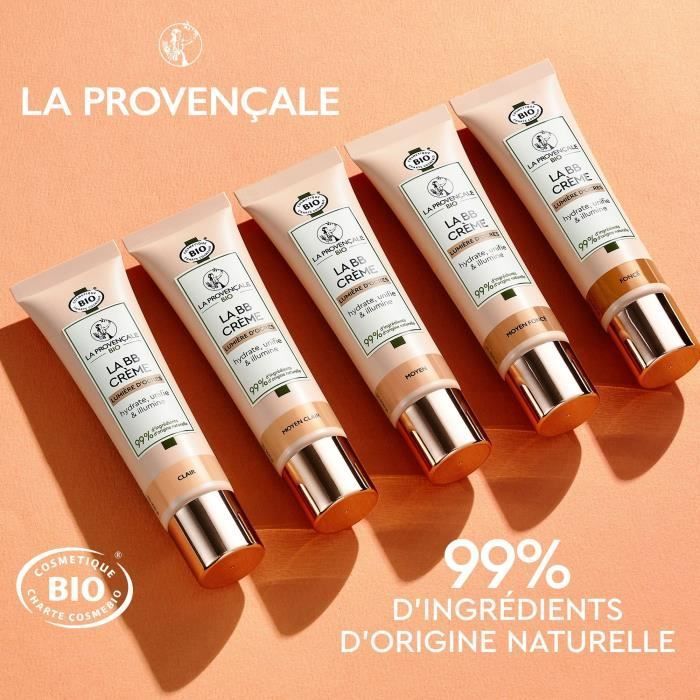 La Provençale Le Teint BB Cream Lumière d'Ocres Clair Bio 30ml