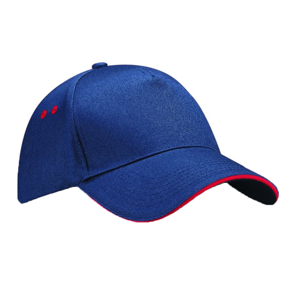  Gorra/visera Deportiva Beechfield Ultimate Sandwich 100% Algodón.