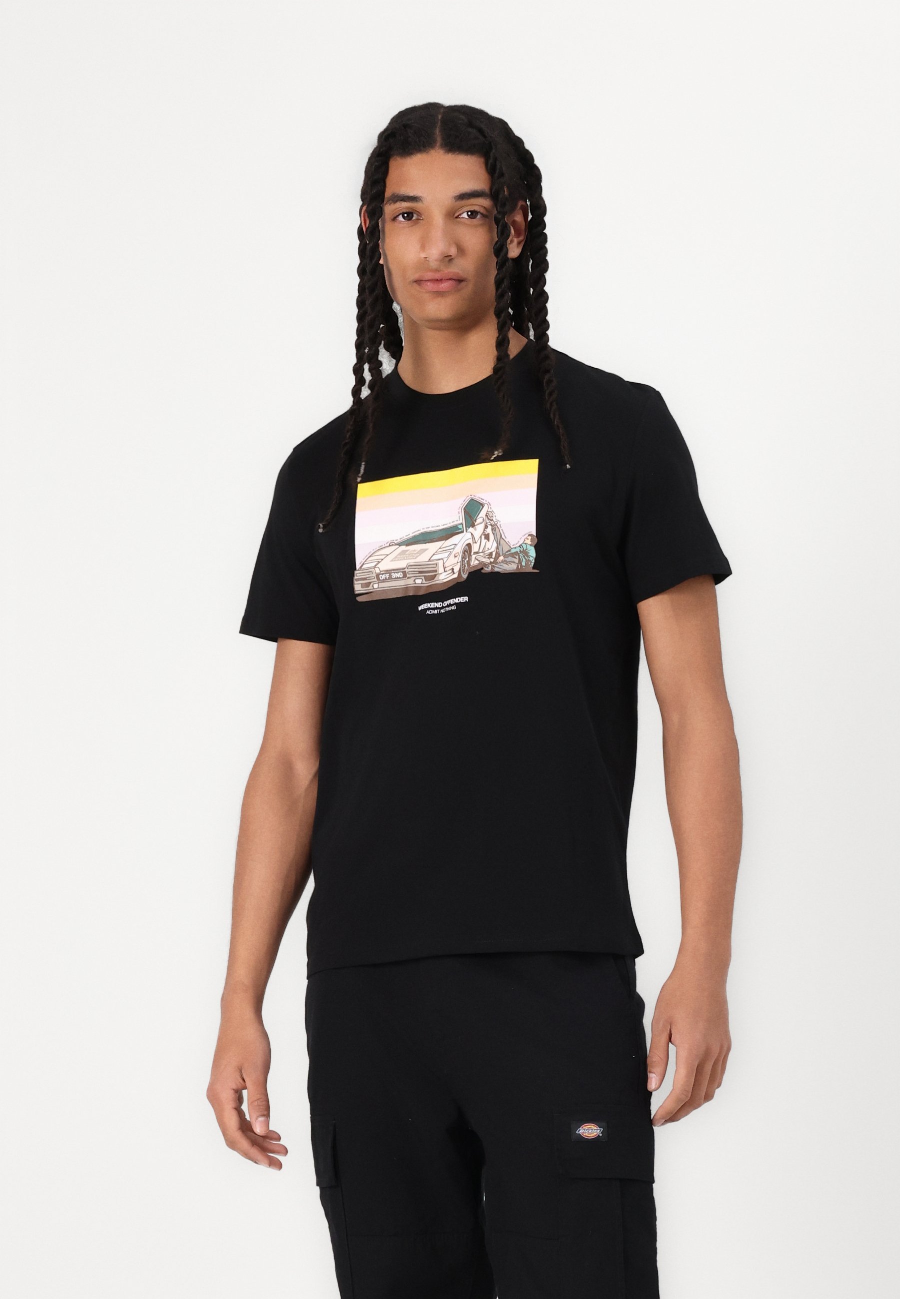Weekend Offender QUAALUDES - Maglietta stampata - nera