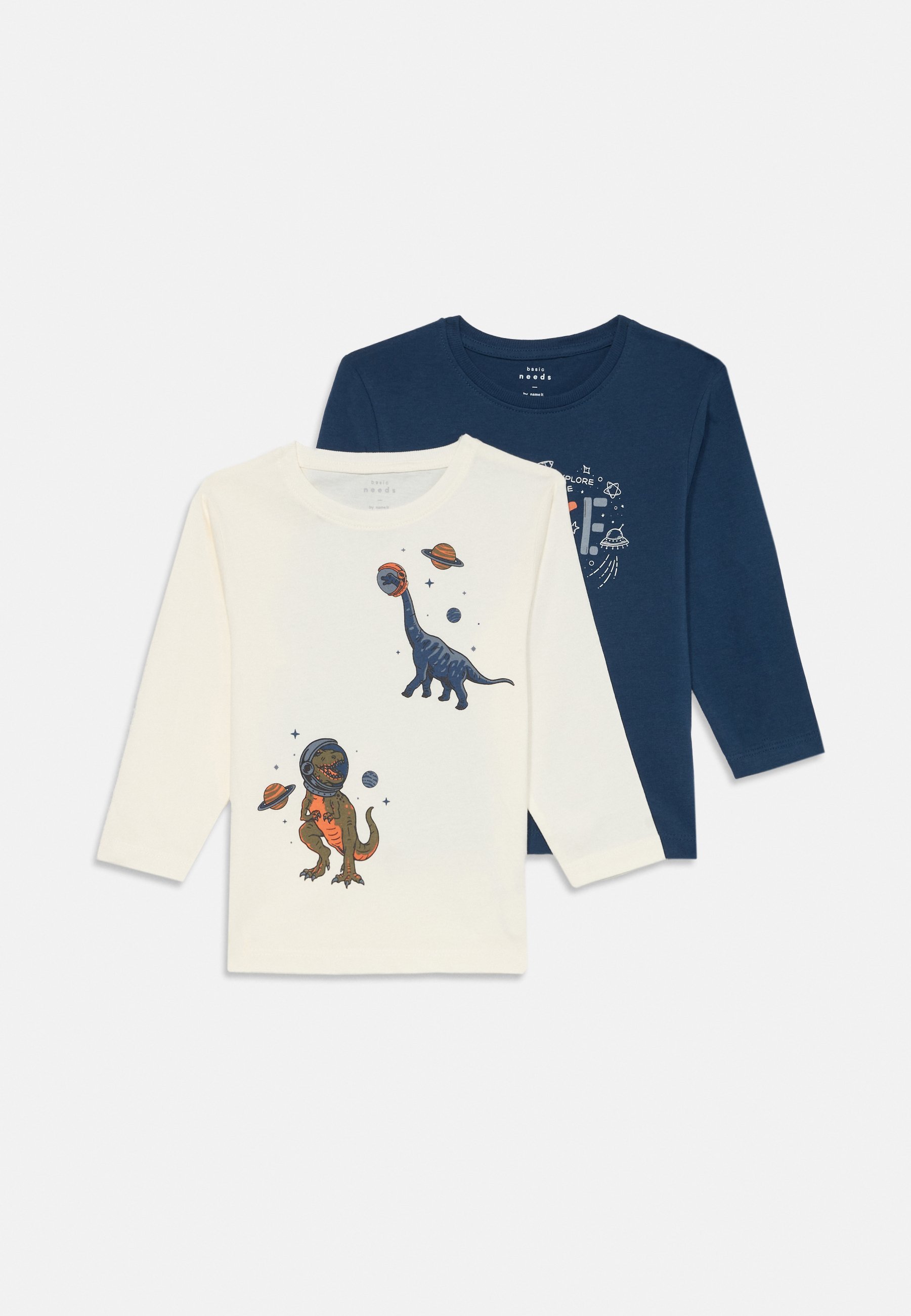 Chiamalo NMMVICTOR 2 PACK - Maglia a maniche lunghe - blu insegna/ballerino nuvola