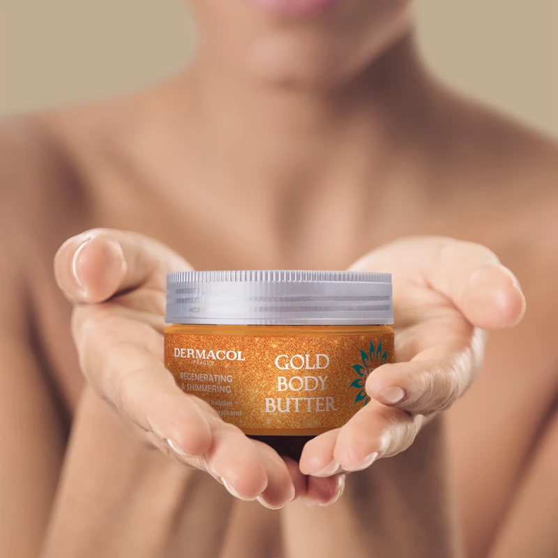 Dermacol After Sun regenererende bodycrème met glitters