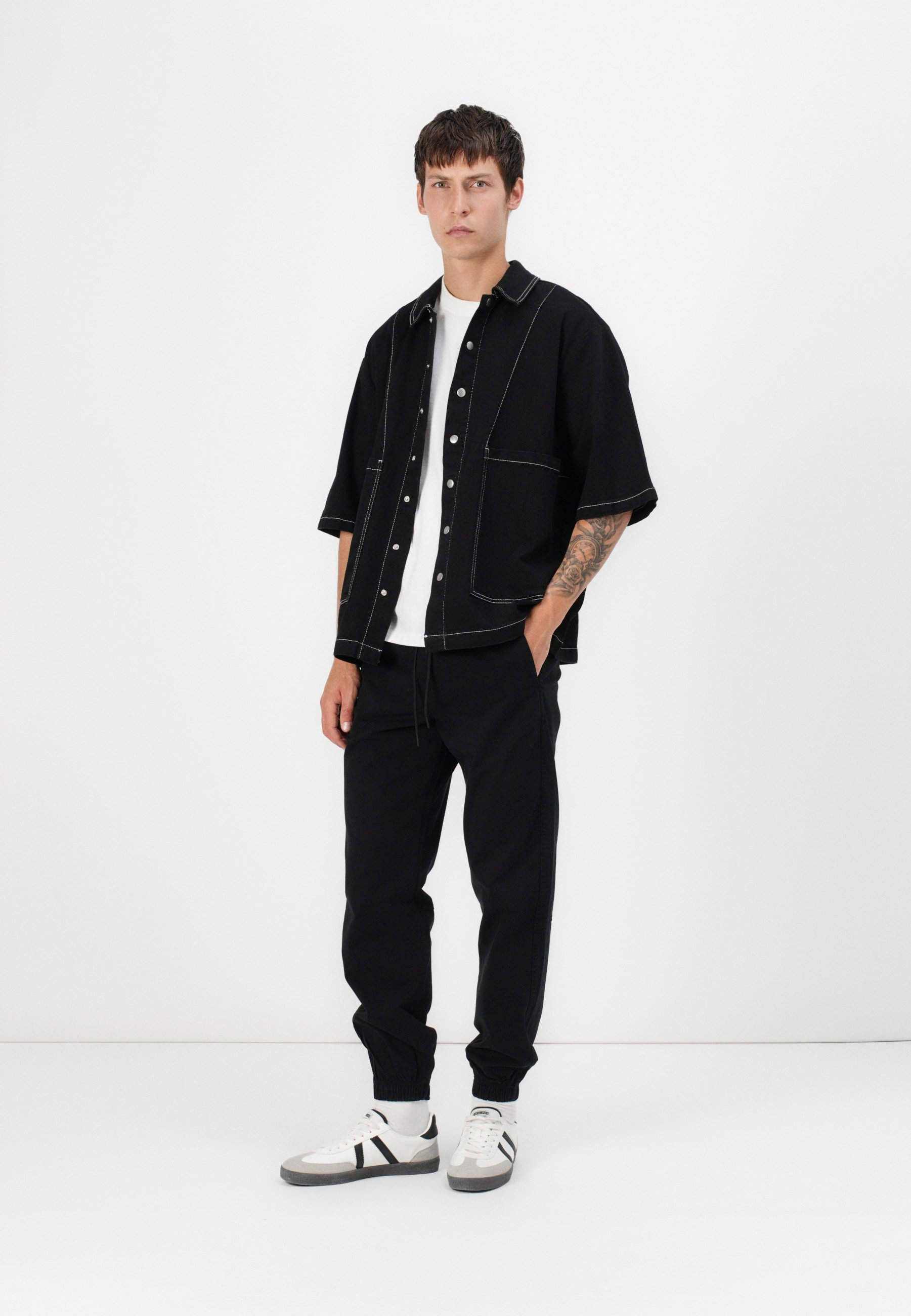 Jack & Jones JPSTKANE TROY Jogginghose mit Bund - schwarz