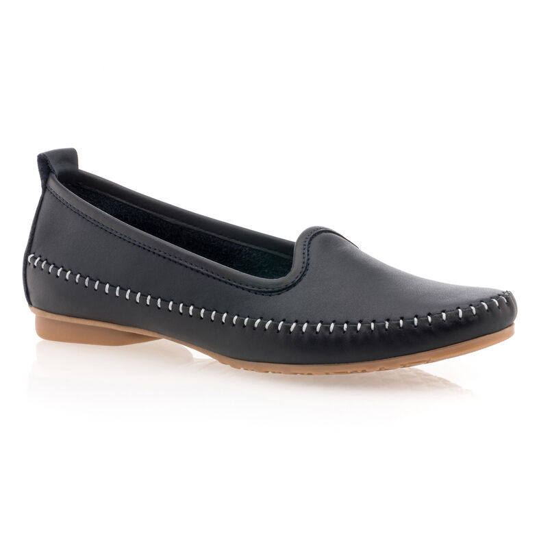 Naisten siniset loaferit/veneilykengät