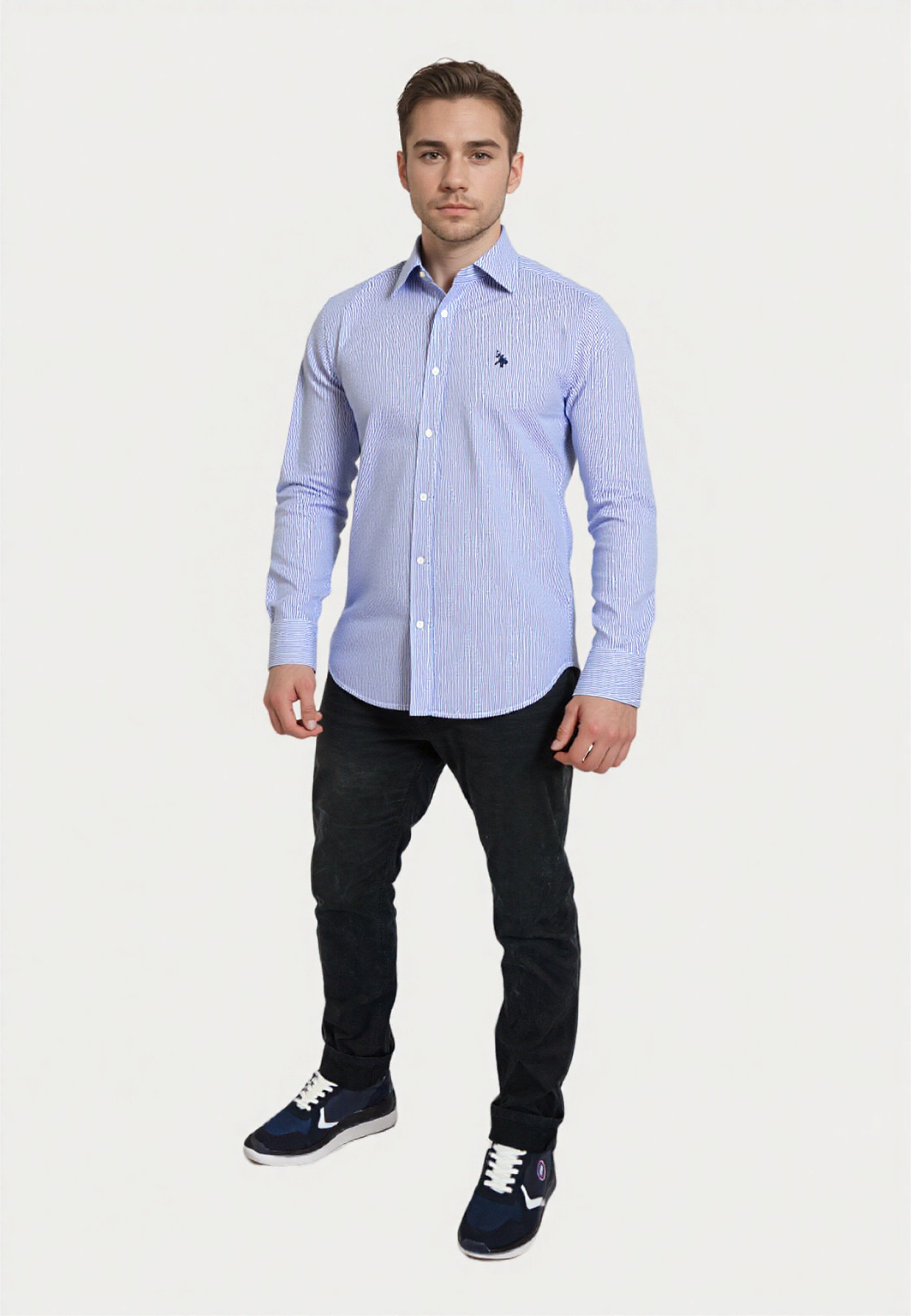 US Polo Assn. Shirt - hellblau