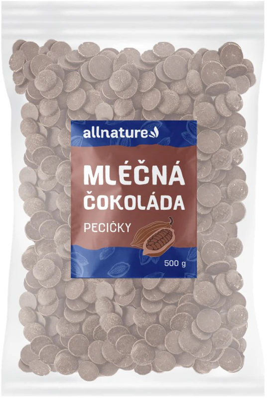 Flocos de chocolate Allnature Chocolate ao leite Chocolate ao leite
