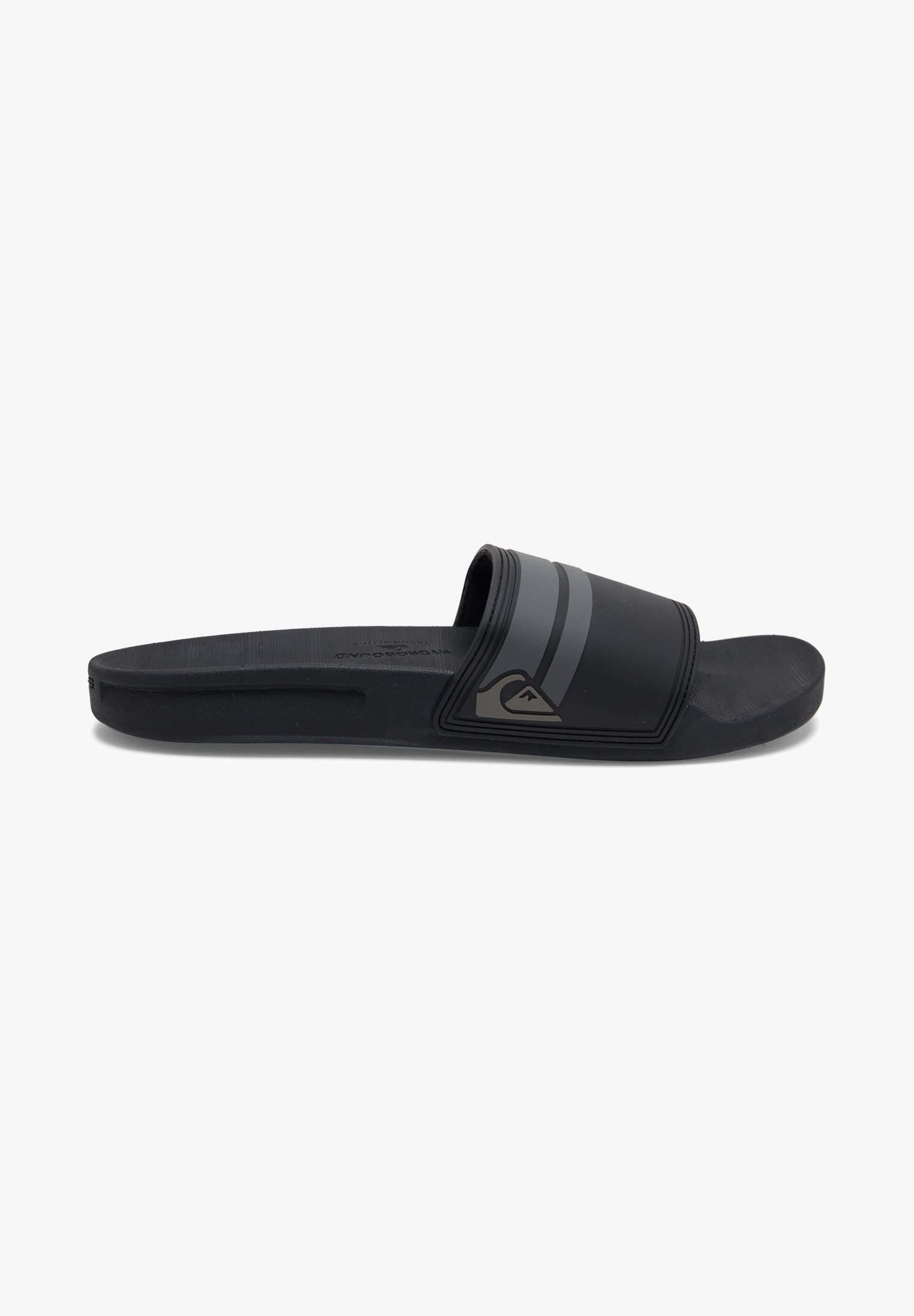 Quiksilver RIVI SLIDE - Zjeżdżalnie basenowe - czarno-szaro-czarne