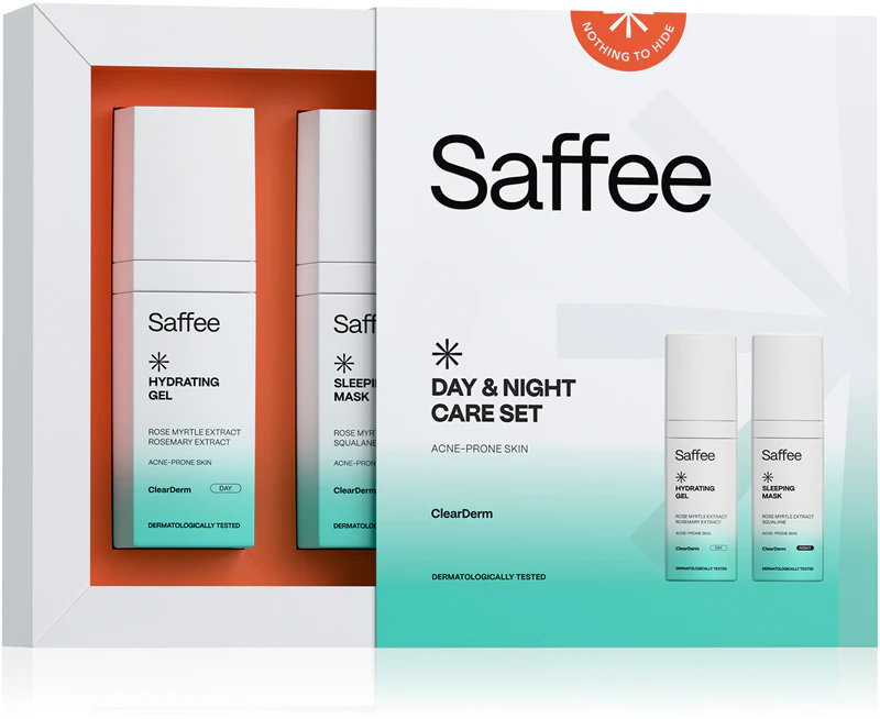 Saffee ClearDerm Dag- & Nachtverzorgingsset voor probleemhuid