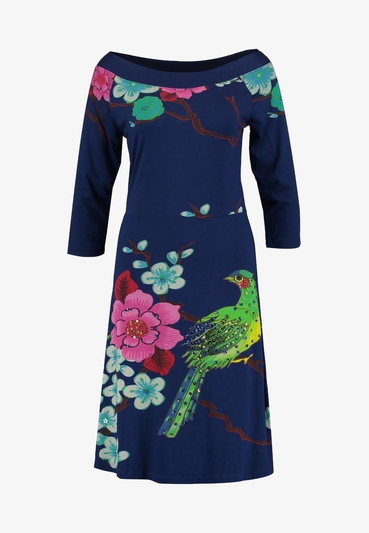 Desigual Jersey jurk - blauw