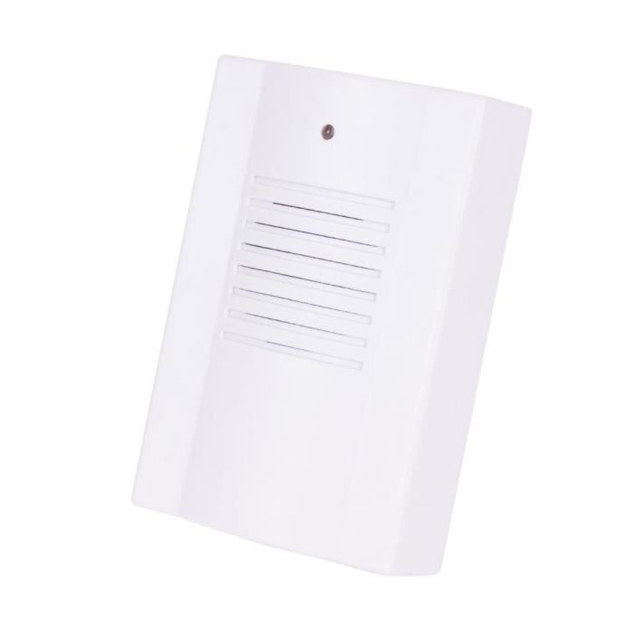 Wireless Doorbell - 30 Meters - 16 Melodies - Battery Operated - White