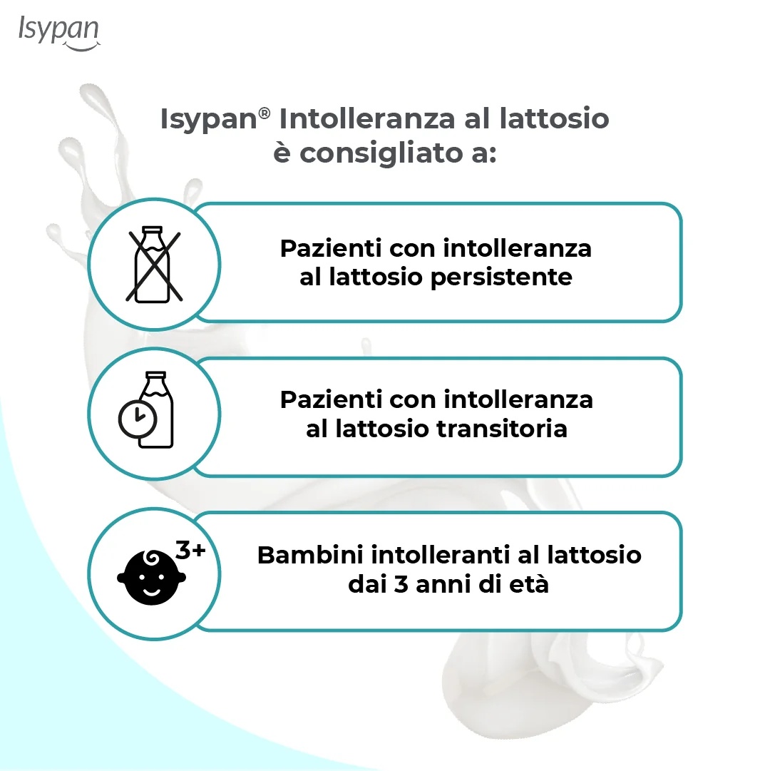 ISYPAN Isypan® Intolerancia a la lactosa 30 comprimidos Complemento alimenticio para la intolerancia a la lactosa