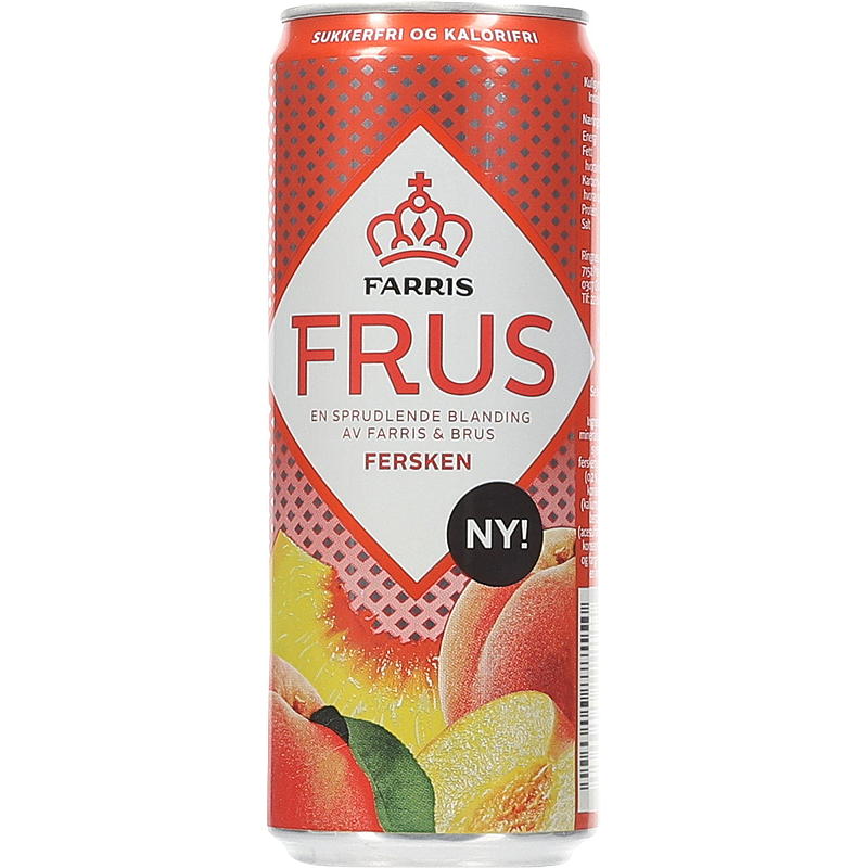 Farris Farris Frus 0,33 l caja melocotón elegante