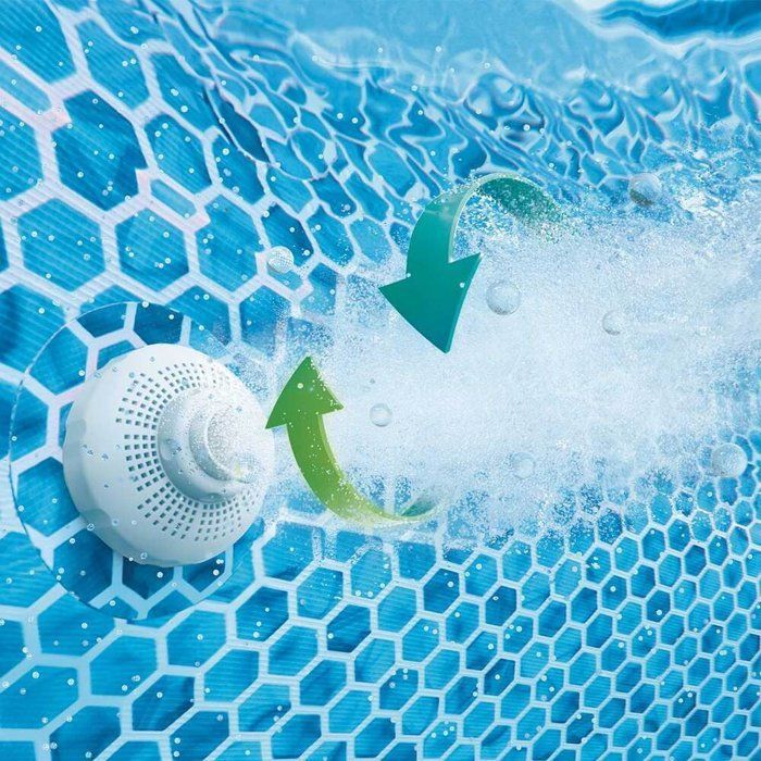 Kit piscine hors sol tubulaire INTEX - Ultra XTR - 488 x 122 cm - Ronde (Echelle, vannes, filtre, bâche, tapis de sol) - 26326GS