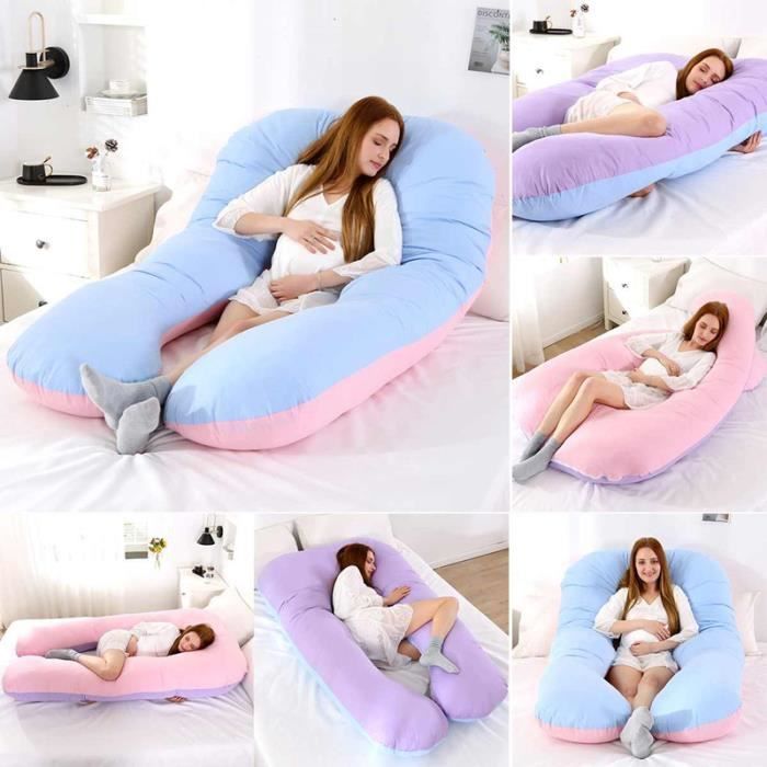 U-shaped cotton sleep support pillow, used for pregnant women, bedding, during pregnancy