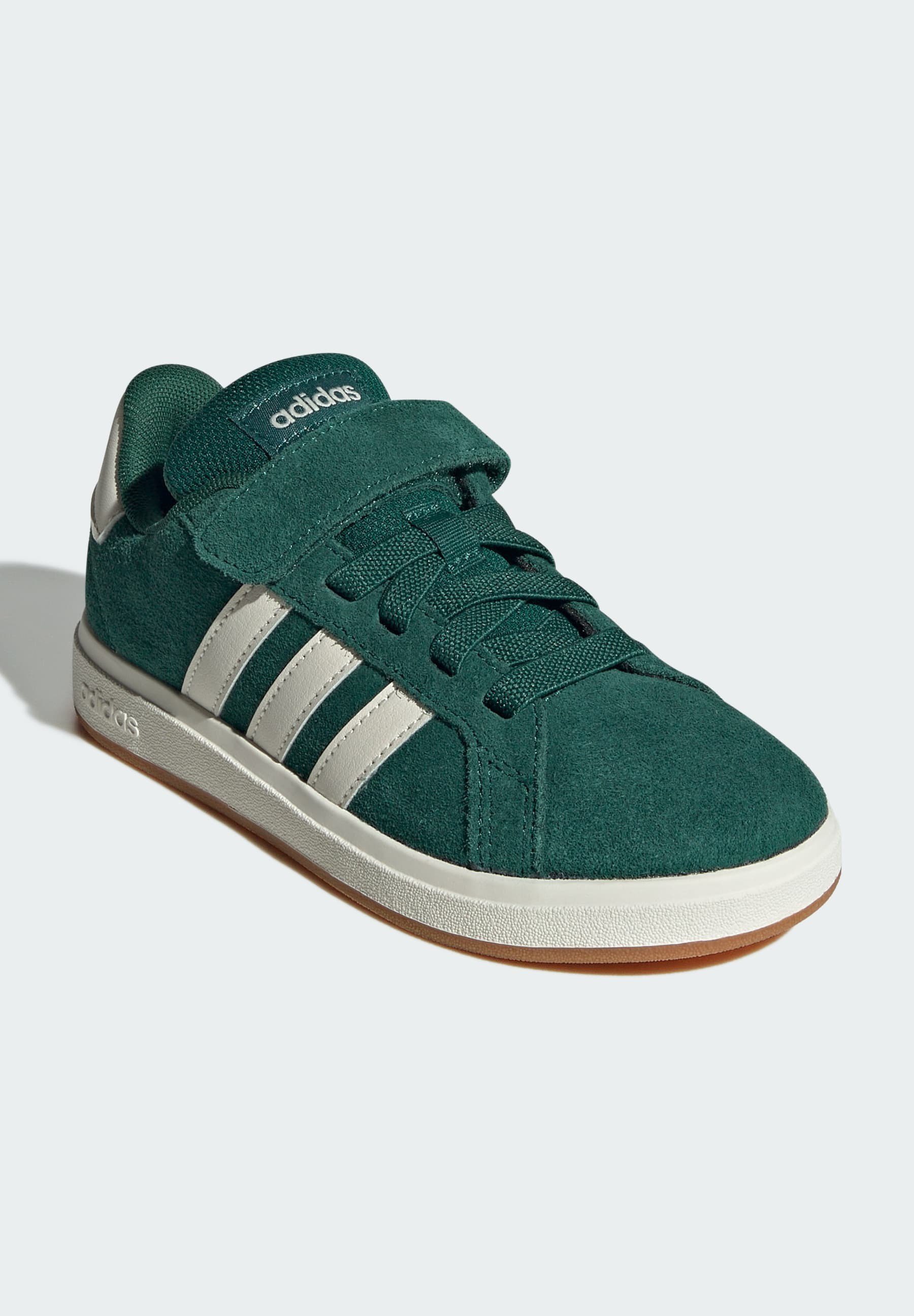 adidas Sportswear GRAND CORUT - Babyschuhe - College-Grün, Off-White, Gummi