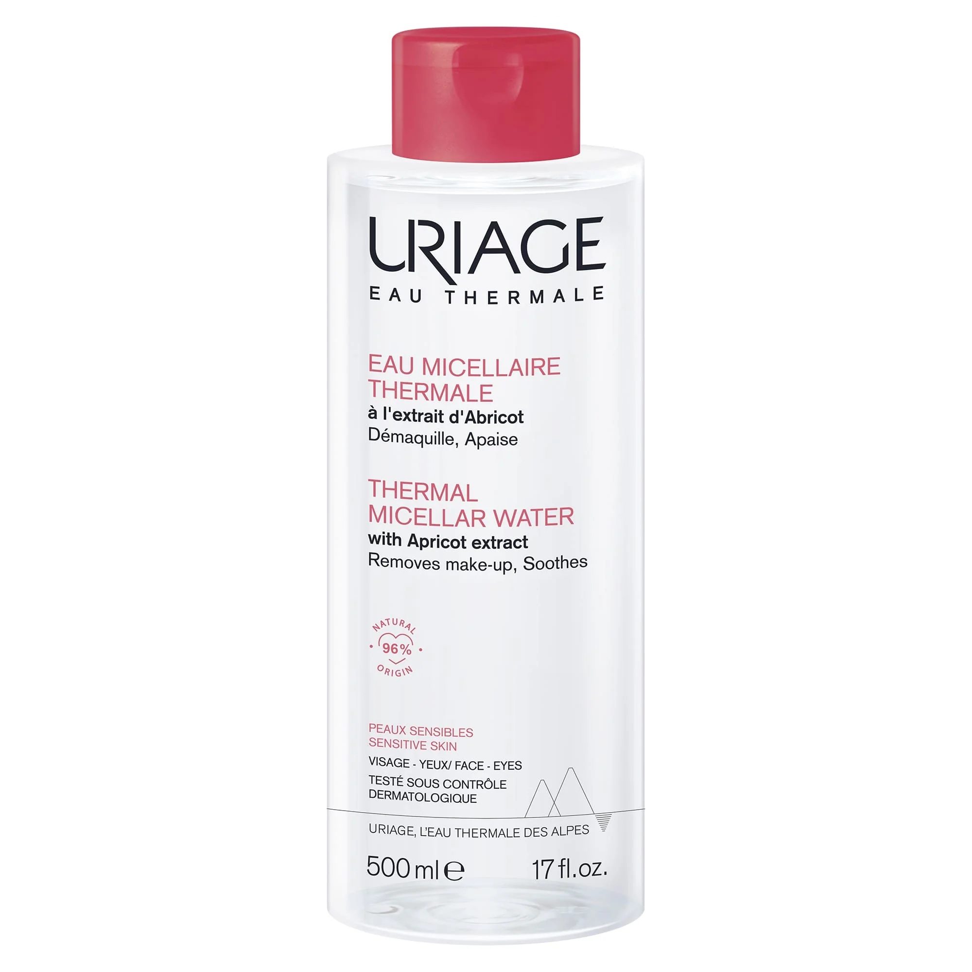 URIAGE Uriage Eau Micellaire PS 500ml Make-up remover effect