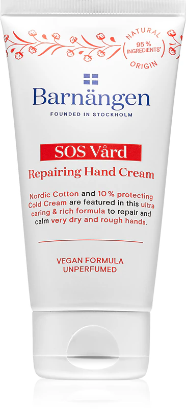 Creme para mãos regenerador Barnängen SOS Vard para pele muito seca