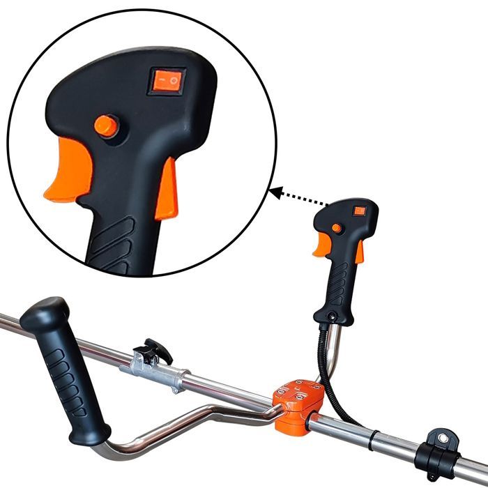 GT GARDEN - Decespugliatore a benzina da 52 cc - 3 CV