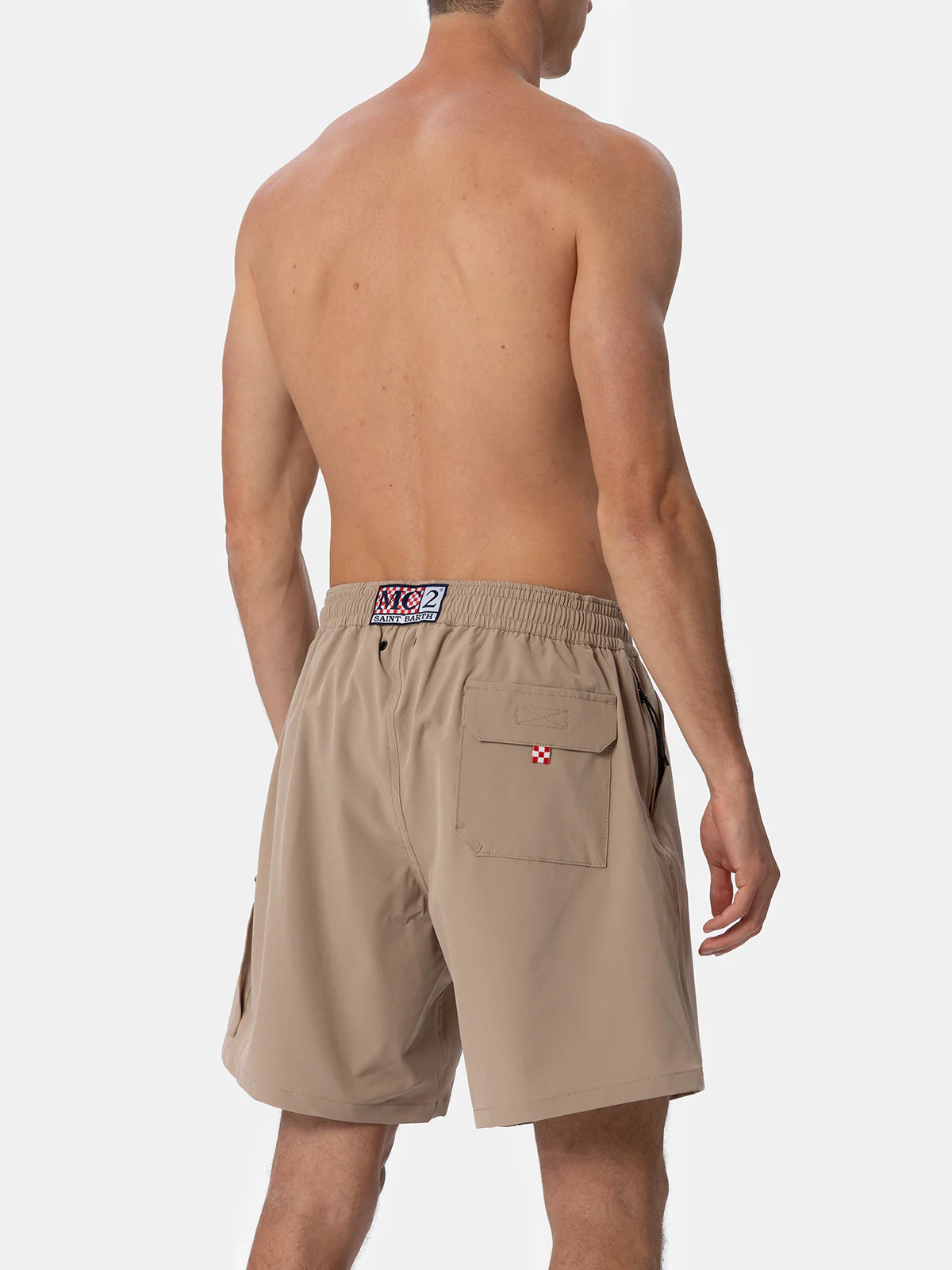 Costume classico elasticizzato Comfort Travel beige
