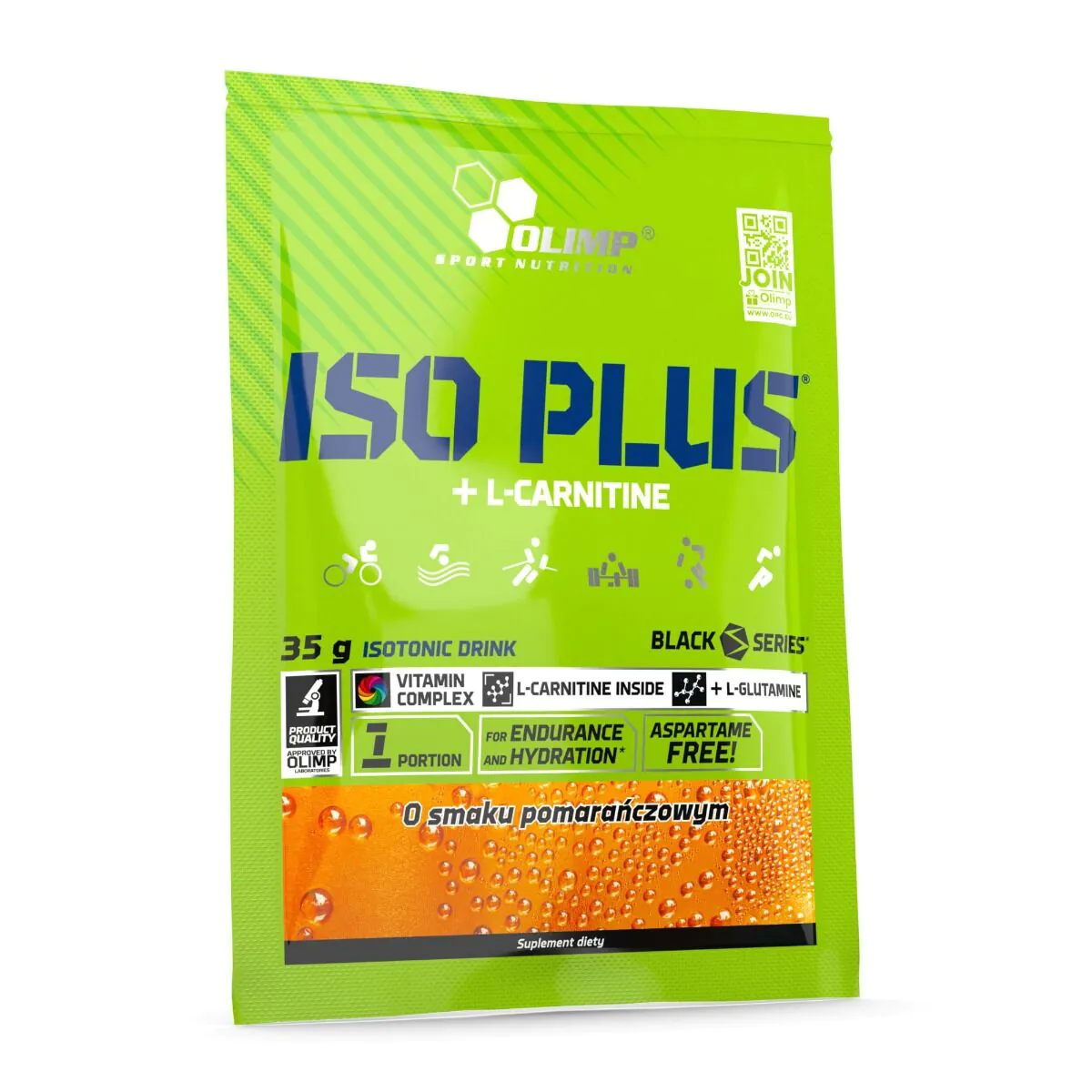 Olimp Iso Plus o Smaku Pomarańczowym Proszek