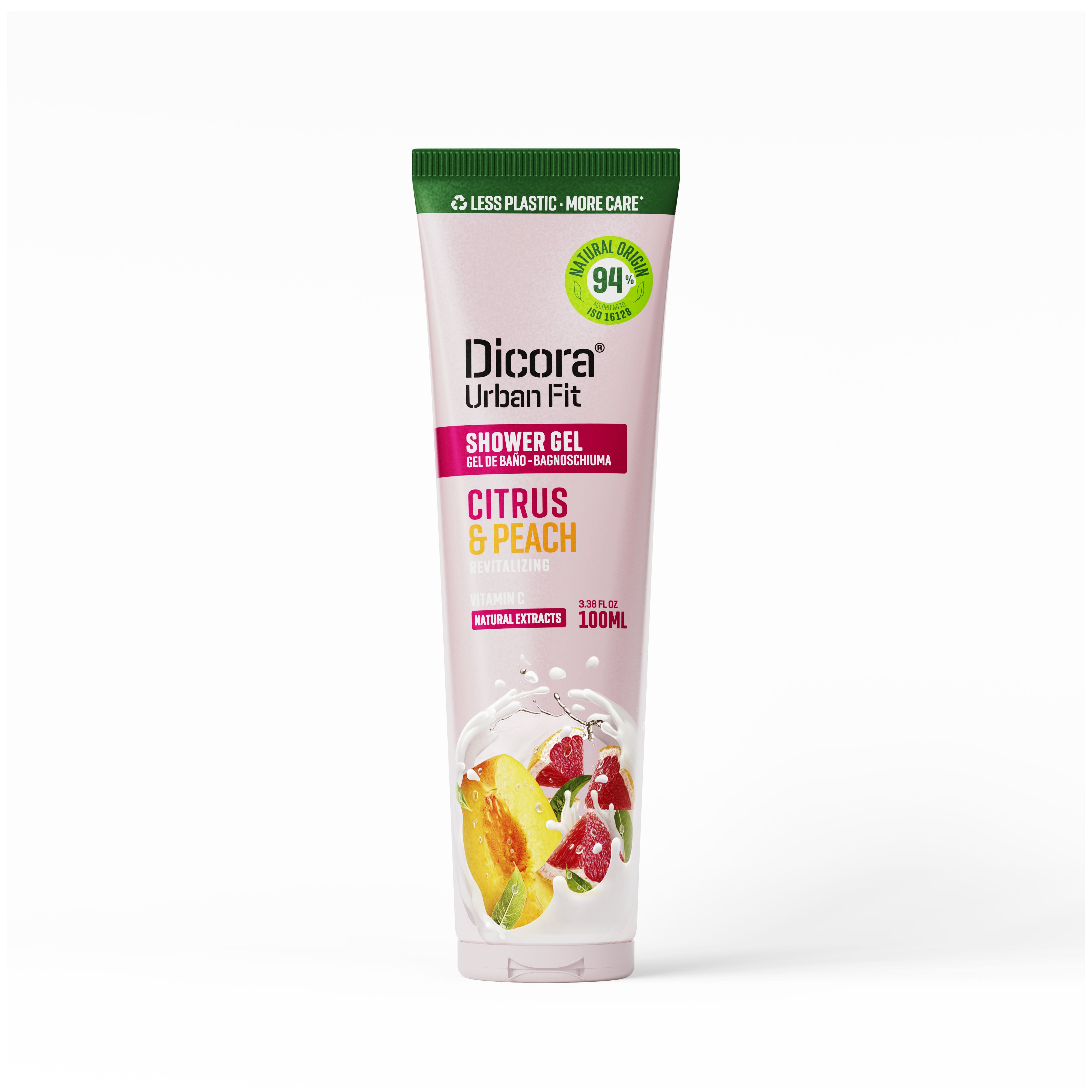 Kúpeľový gél s citrusmi a broskyňou s vitamínom C Kúpeľové gély a mydlá
