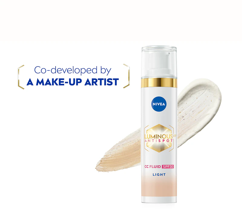 NIVEA Luminous 630 rozjasňujúci CC krém proti akné SPF 30