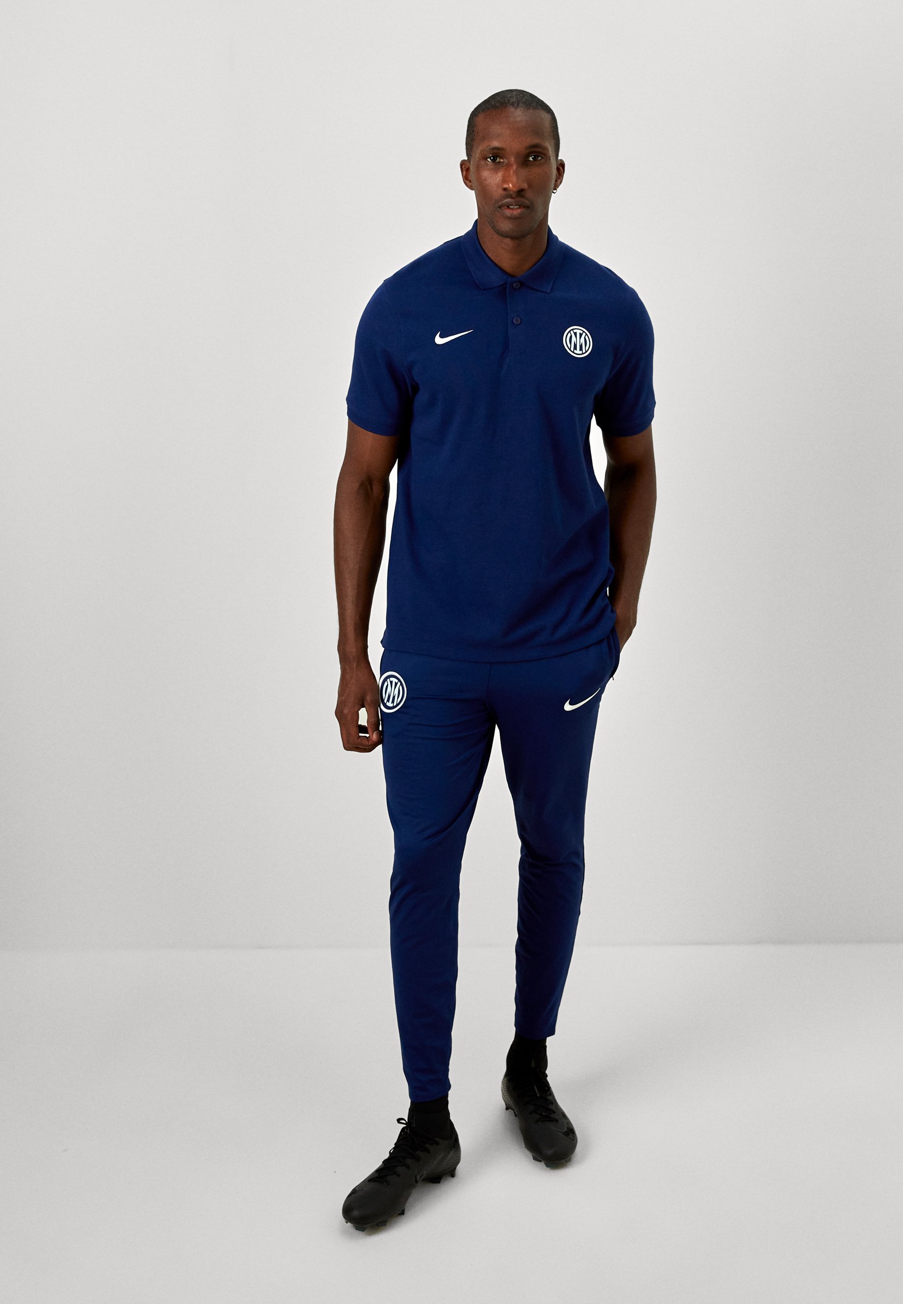 INTER MILAN STRIKE PANT - Klubové oblečení - black/grey blue/grey blue