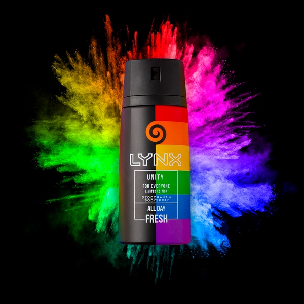 Desodorante corporal en aerosol Lynx Unity Pride 150 ml