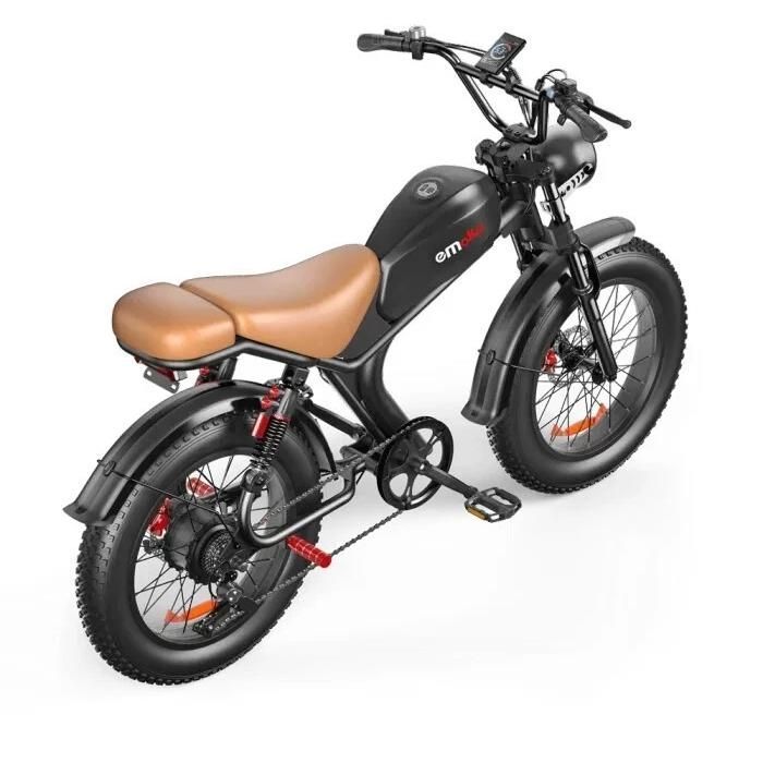 Vehículo eléctrico EMOKO C93, todoterreno, neumáticos anchos, 1000 W, 50 km/h, autonomía de 80 km, 48 V
