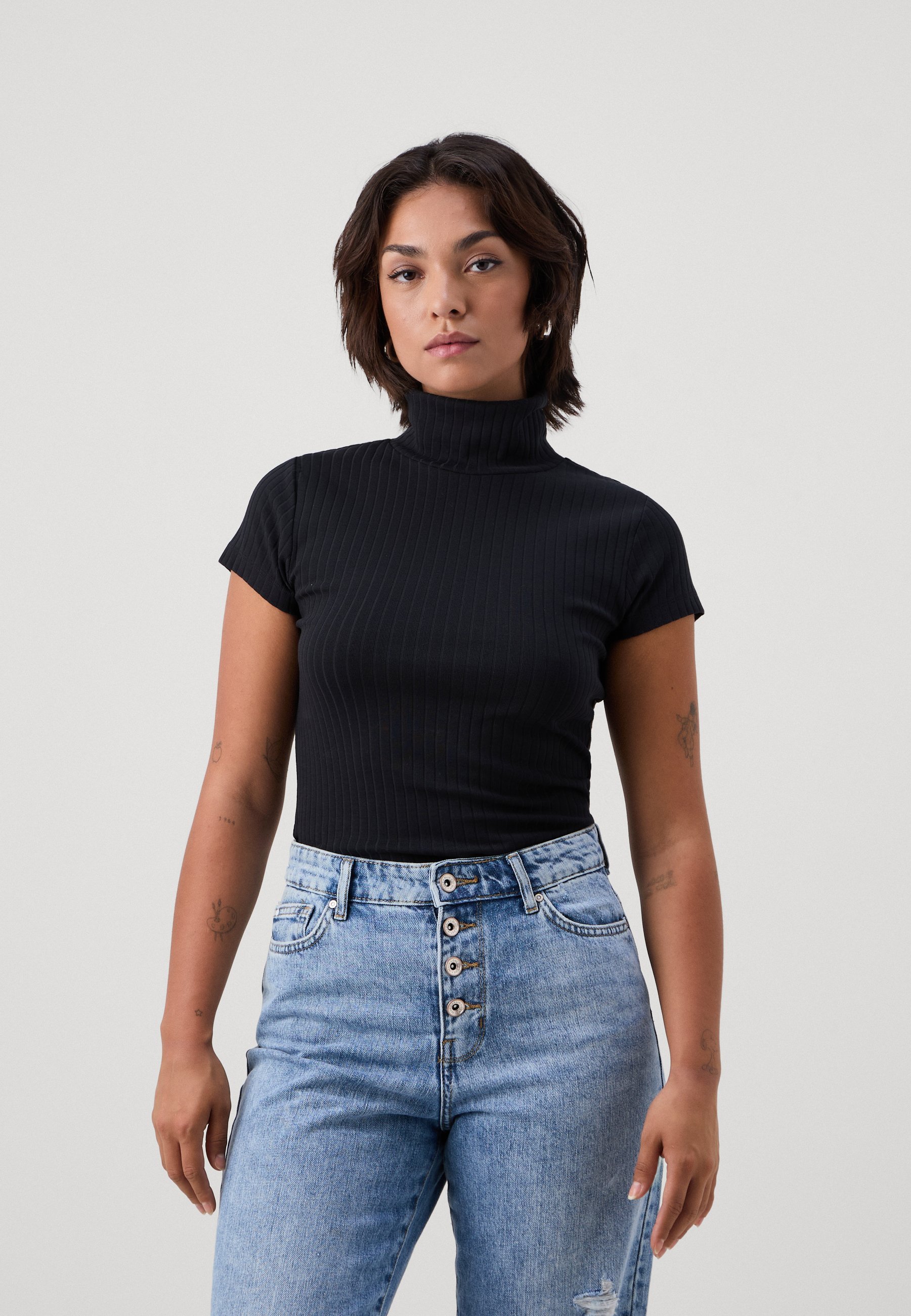 Anna Field Petite Print T-Shirt - schwarz